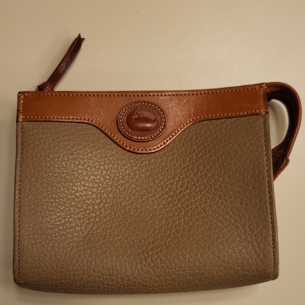 Dooney & Bourke Tan and Brown Leather Bag